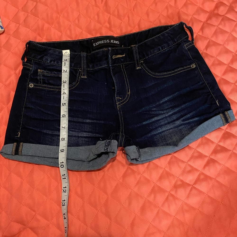 Express jean shorts